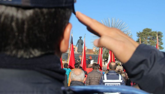 10 Kasım Atatürk’ü anma töreni yapıldı