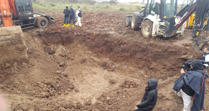 11 yıldır kayıp olan anne ve kızın cesedini arama çalışmalarında kemik çıktı