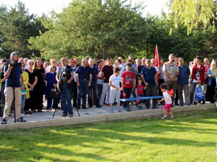 15 Temmuz şehitlerini simgeleyen anıt açıldı