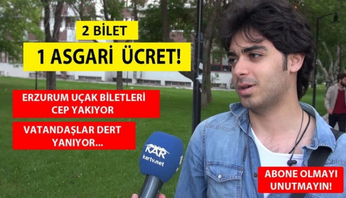 2 Bilet Neredeyse 1 Asgari Ücret! Erzurumlular Dert Yanıyor… >>TIKLA İZLE<<