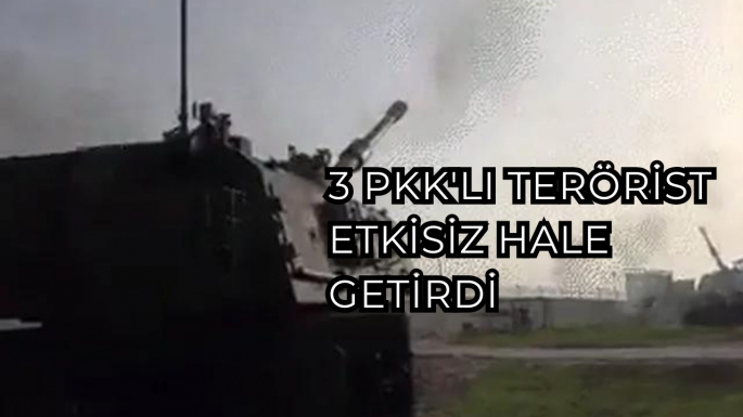 3 PKK'lı terörist etkisiz hale getirdi