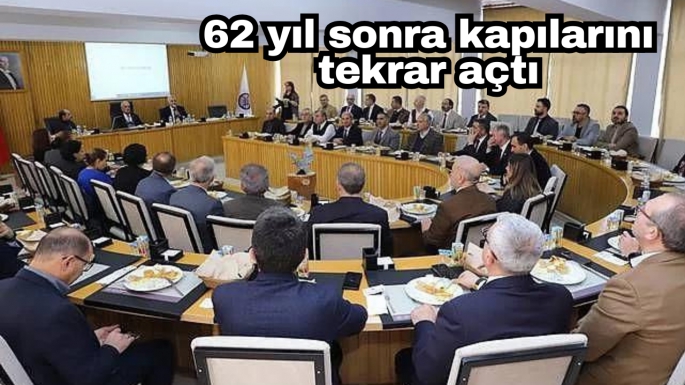 62 yıl sonra kapılarını tekrar açtı