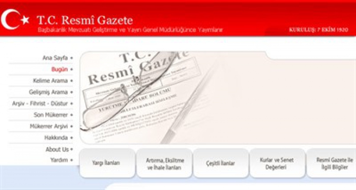 Atama Kararları Resmi Gazetede yayımlandı