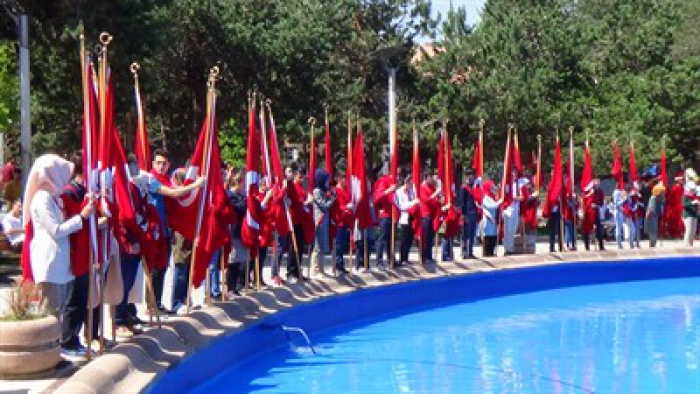 Atatürk'ün Erzurum'a gelişinin 98. yıl dönümü nedeniyle tören düzenlendi