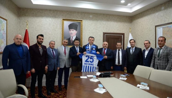 B.B.Erzurumspor Yönetiminden Erzurum Valisine Hayırlı Olsun Ziyareti