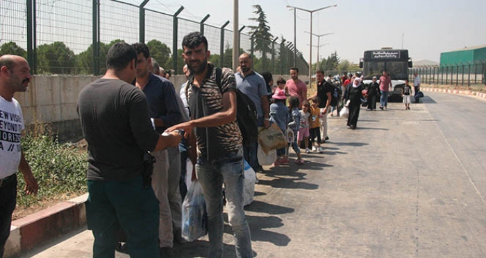 Bayramı ülkelerinde geçiren Suriyelilerin dönüşü başladı