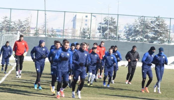 BB Erzurumspor Galatasaray maç hazırlıklarını sürdürdü