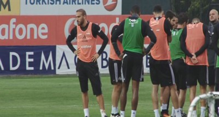 Beşiktaş antrenmanında gerginlik