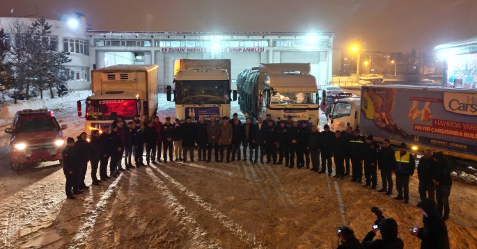 BÜYÜKŞEHİR’İN DEPREM BÖLGESİNE YÖNELİK YARDIMLARI SÜRÜYOR