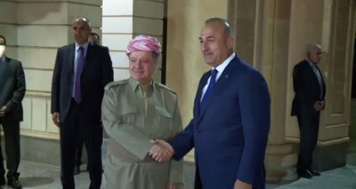 Çavuşoğlu Barzani ile görüştü!