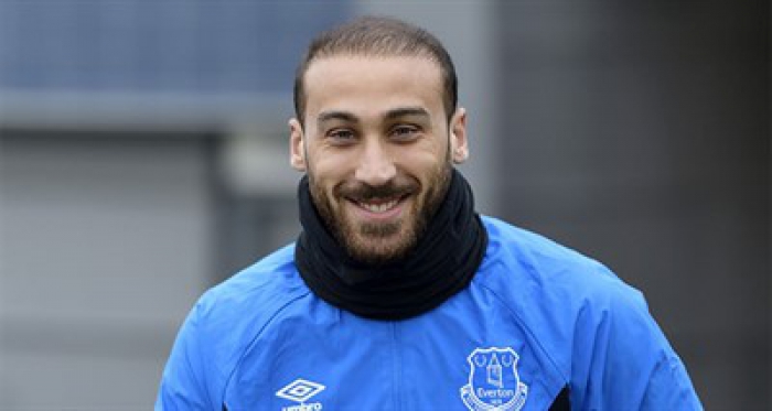 Cenk Tosun, Everton antrenmanında