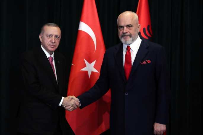 Cumhurbaşkanı Erdoğan, Arnavutluk Başbakanı Edi Rama ile görüştü