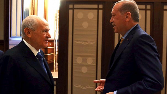 Cumhurbaşkanı Erdoğan- Bahçeli görüşmesi başladı