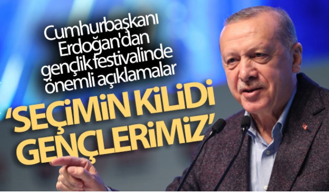 Cumhurbaşkanı Erdoğan'dan festivalinde önemli açıklamalar!