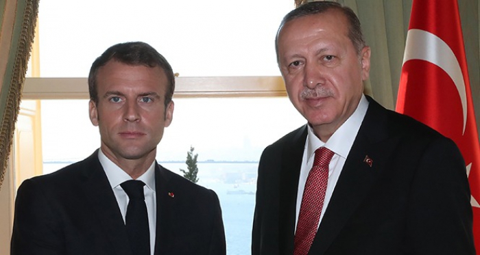 Cumhurbaşkanı Erdoğan, Fransa Cumhurbaşkanı Macron ile görüştü