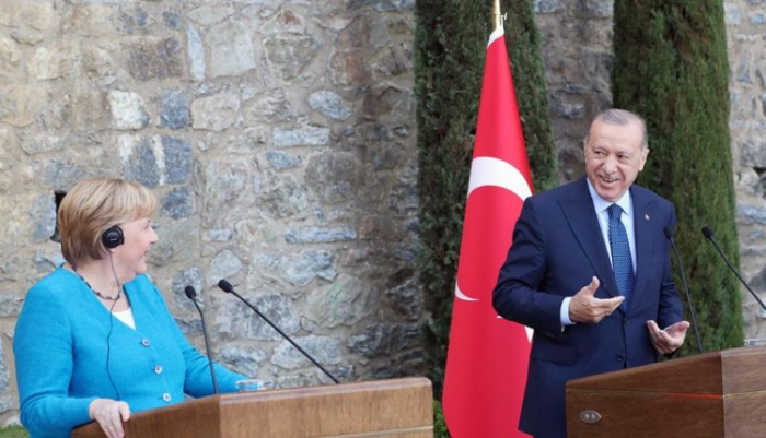 Cumhurbaşkanı Erdoğan ile Angela Merkel arasında güldüren ‘koalisyon’ diyaloğu