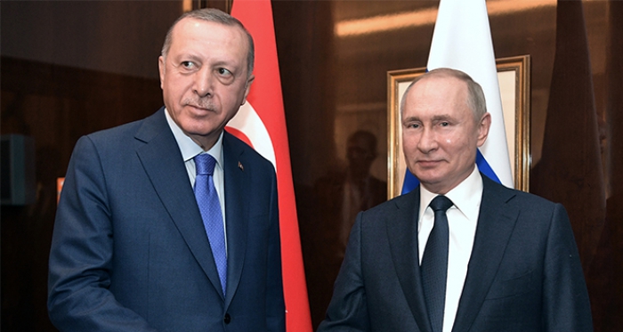 Cumhurbaşkanı Erdoğan, Rusya Devlet Başkanı Putin ile görüştü