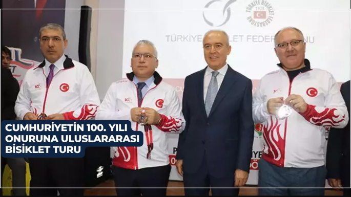 Cumhuriyetin 100. yılı onuruna uluslararası bisiklet turu