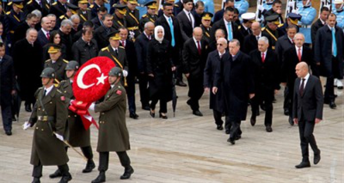 Devletin zirvesi Anıtkabir’de