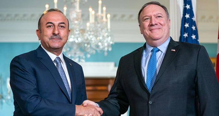 Dışişleri Bakanı Çavuşoğlu, ABD’li mevkidaşı Mike Pompeo ile görüştü