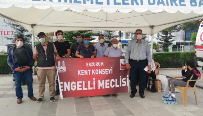 Engelliler Meclisinden Erzurum İl Sağlık Müdürlüğüne Aşı Teşekkürü