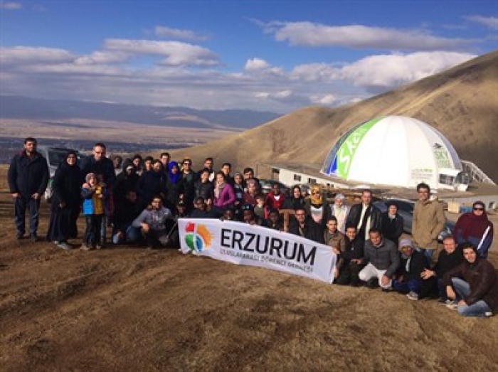 Erzurum'a 10 ülkeden 60 öğrenci kayıt yaptırdı 