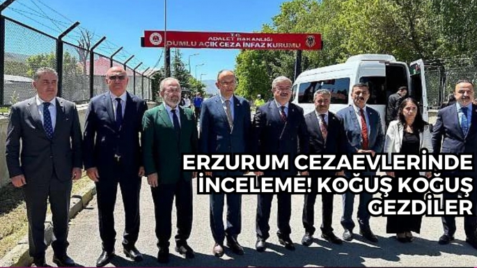 Erzurum cezaevlerinde inceleme! Koğuş koğuş gezdiler