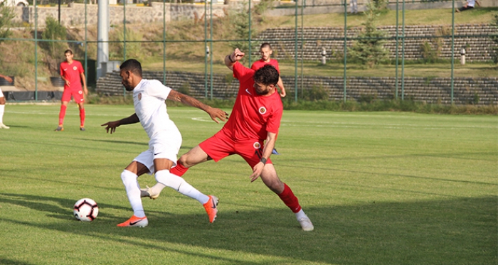 Erzurum’da Antalyaspor ile Gençlerbirliği hazırlık maçında…