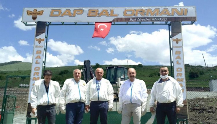 Erzurum’da bir ilk olan“DAP Bal Ormanı”nın açılışı Şenkaya’da yapıldı