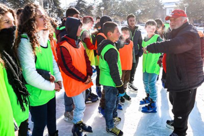 Erzurum'da Buz Patenine Büyük İlgi