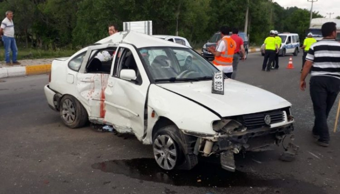 Erzurum’da feci kaza: 5 yaralı