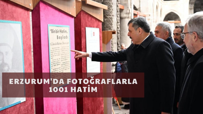 Erzurum'da fotoğraflarla 1001 Hatim