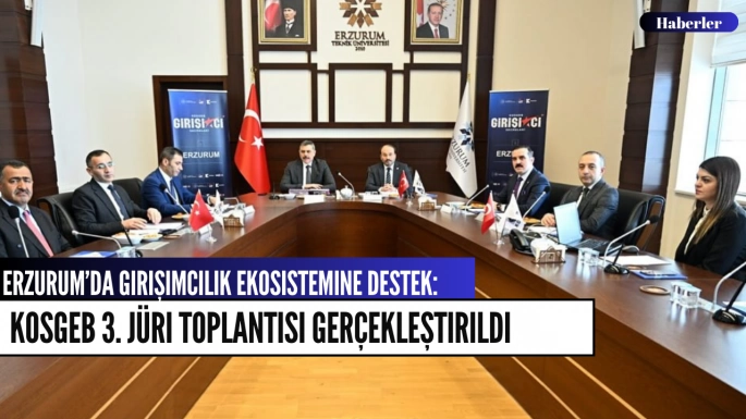 Erzurum’da Girişimcilik Ekosistemine Destek: KOSGEB 3. Jüri Toplantısı Gerçekleştirildi