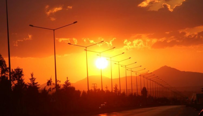 Erzurum’da güneşin masallara konu olan hali görenleri büyüledi