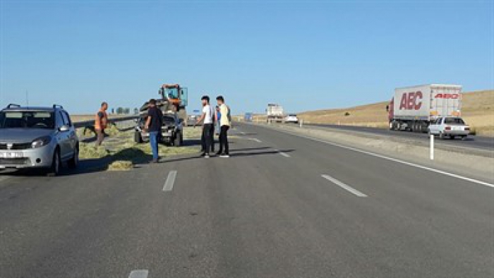 Erzurum'da iki trafik kazası, 1 yaralı