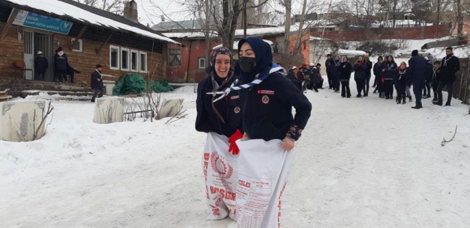 Erzurum'da İzcilerden hafta sonu etkinliği