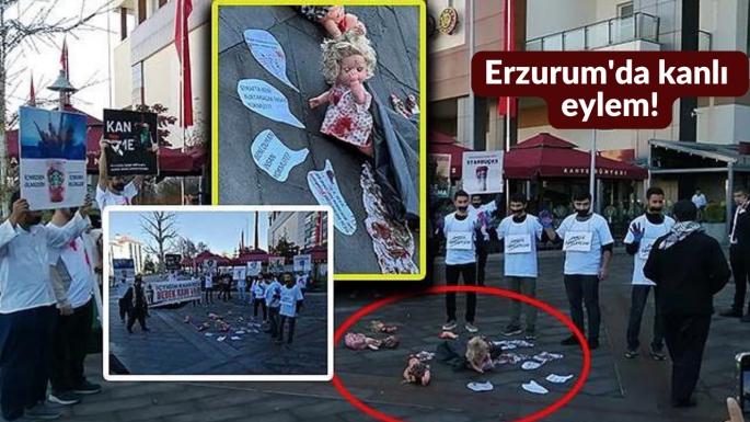 Erzurum'da kanlı eylem!