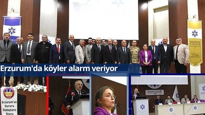 Erzurum'da köyler alarm veriyor