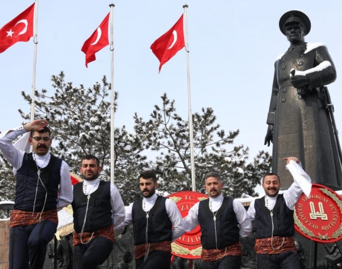 Erzurum’da kurtuluş coşkusu