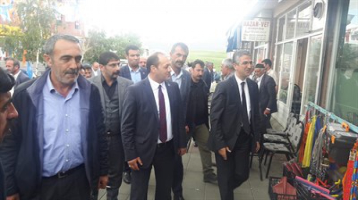 Erzurum'da MHP Esnaf Ziyaretlerini Sürdürüyor