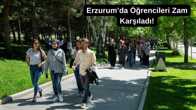 Erzurum'da Öğrencileri Zam Karşıladı!