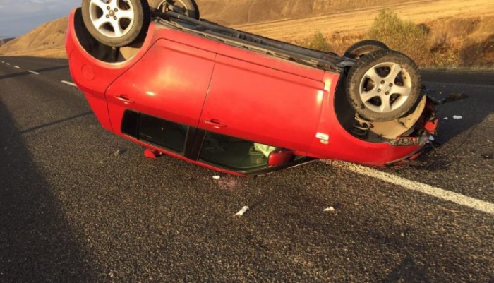 Erzurum’da Otomobil takla attı: 1 ölü, 1 yaralı