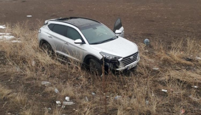 Erzurum’da otomobil takla attı, 1 yaralı