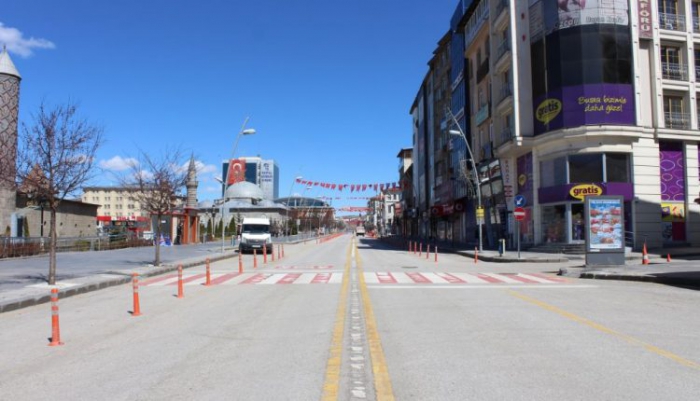 Erzurum’da sokağa çıkma kısıtlamasının son günü sessizlik hakim