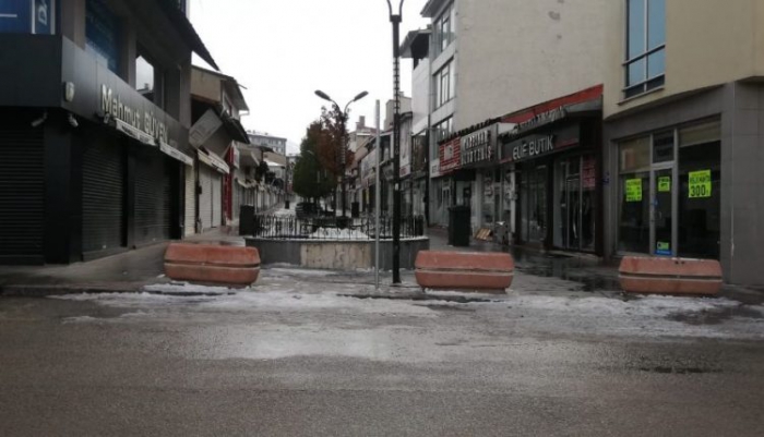 Erzurum’da sokaklar boş kaldı