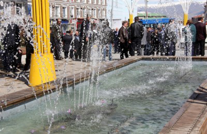 Erzurum'da süs havuzları müzikle ritim tutacak