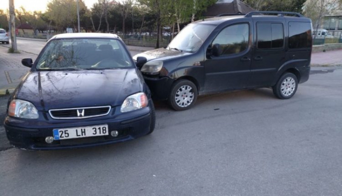 Erzurum’da trafik kazası: 1 yaralı