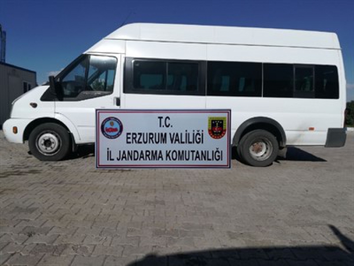 Erzurum’da yabancı uyruklu çok sayıda göçmen tutuklandı