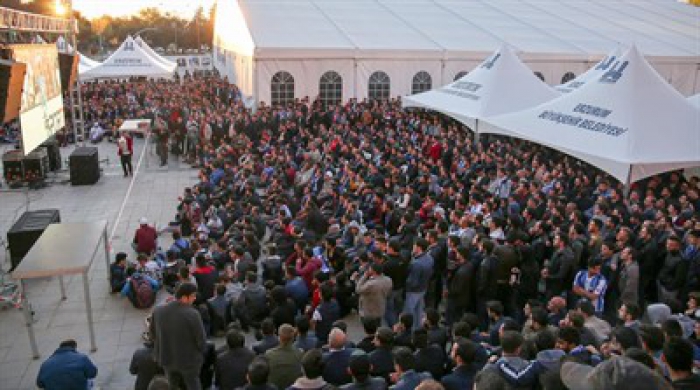 ERZURUM’DA YER VE GÖK MAVİ BEYAZ