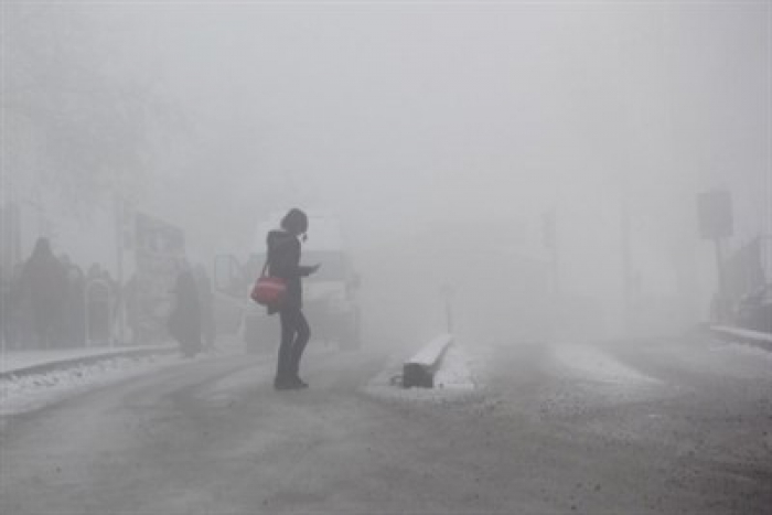 Erzurum'da Yoğun Sis Sabah Saatlerinde Etkili Oldu